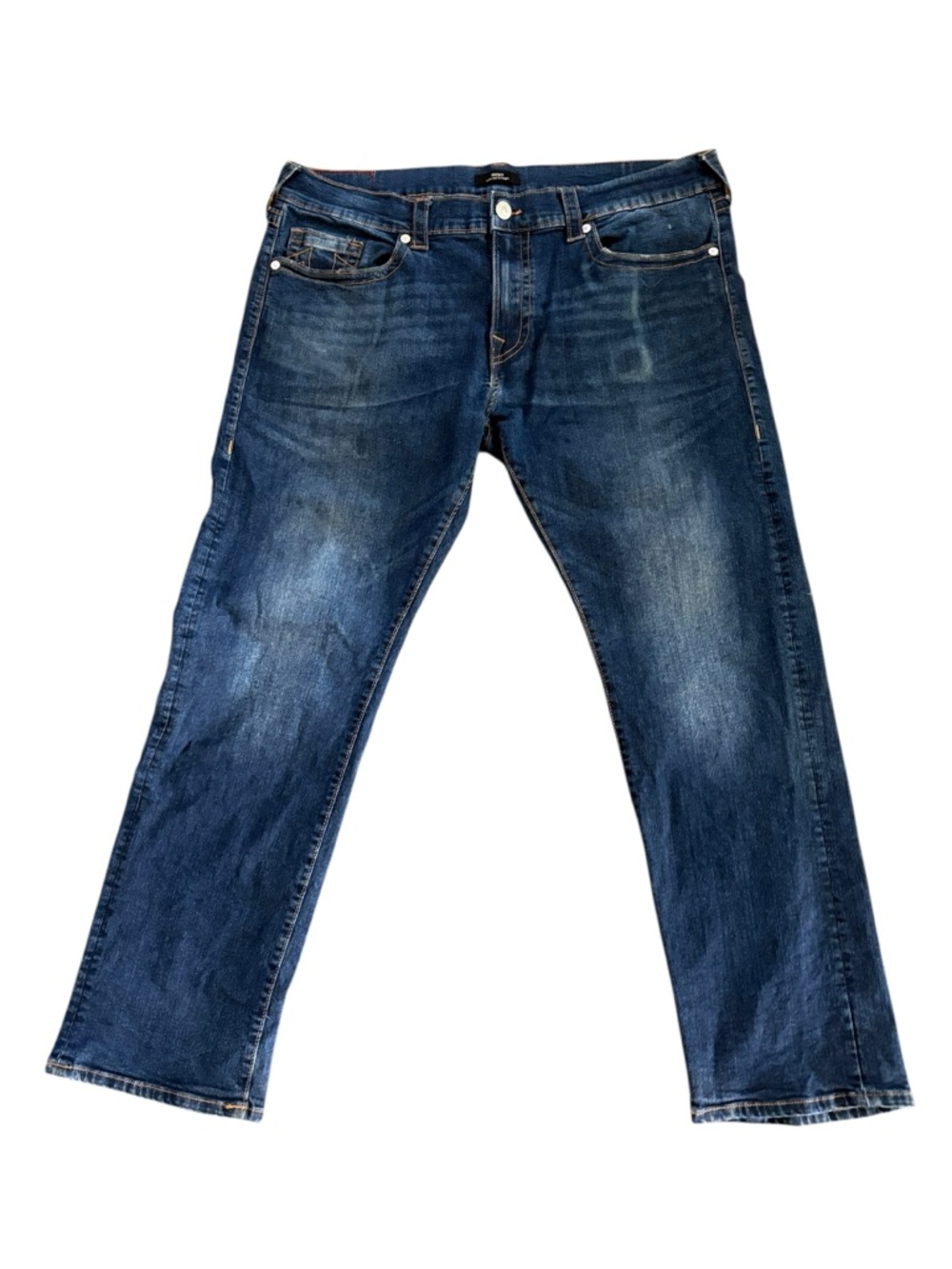 True Religion Men's Ricky Relaxed Straight Denim Jeans 40x30